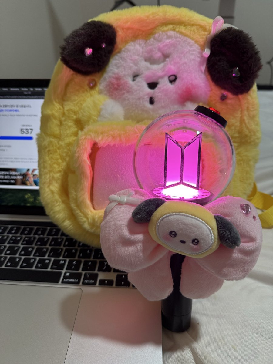 너무 너무 귀여워~ 치미야 아이구~~~ 🎀🐶💛 #bt21 #btsarmy
