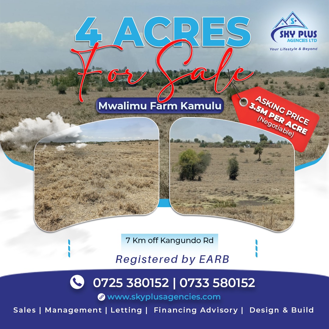 Own a valuable piece of land in a developing area  perfect for long-term investment, future projects.

Stay informed. Stay inspired. Stay connected follow our WhatsApp channel whatsapp.com/channel/0029Va…

 #Realestate #PrimeInvestment #forsale #InvestSmart #landinvestment #landforsal
