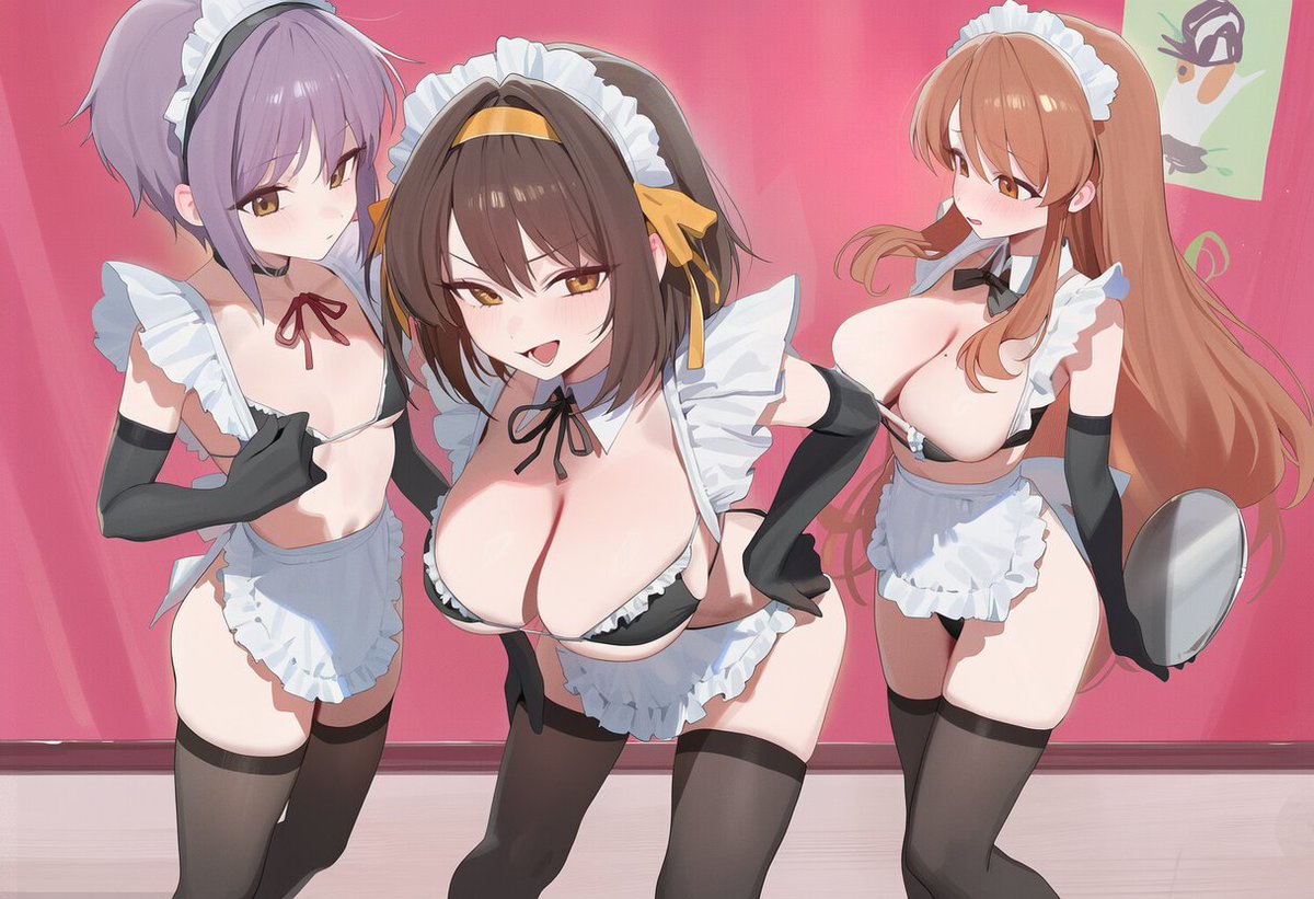 ichiPonzu's tweet photo. キョン！！！！メイドソープをやるわよ！！！！ https://t.co/HL2LuADeeh