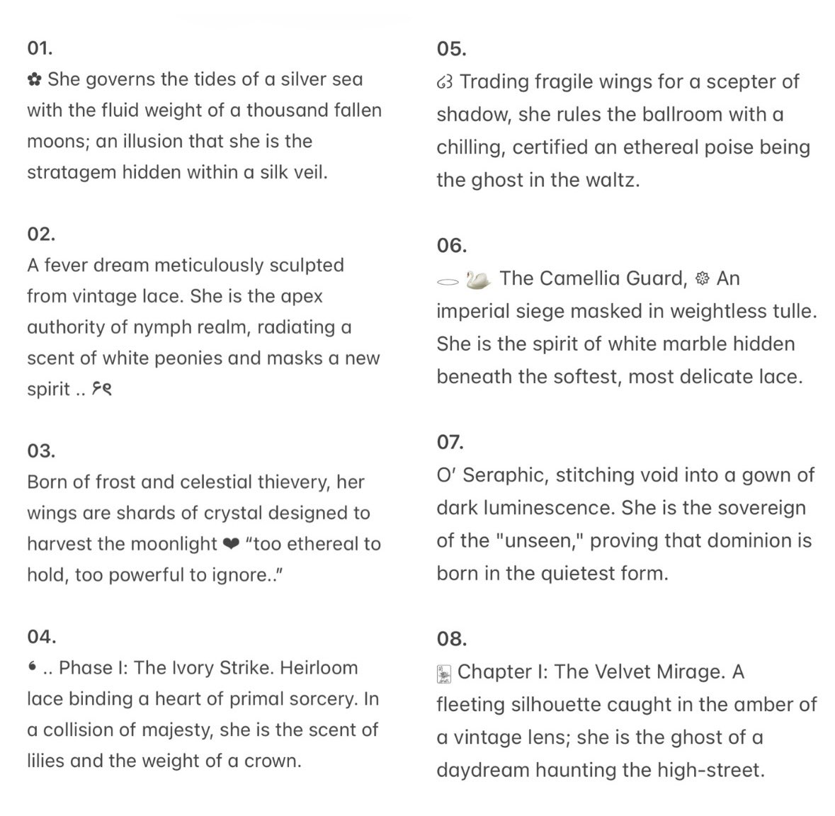 SirenofLoves's tweet photo. Repost mean the world! ✿

Hi here, I am offering 10 curated, ready-to-use bios wording for CA, RP, or your next BA purposes. Every piece is open for re-texting to fit your aesthetic.

𓂋 Price: IDR 3.500 
Claim yours: Send the number via DM or Telegram.
#zonauang #zonaba https://t.co/zv0VNSYwAu