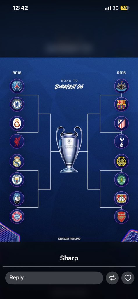 Round of 16 #UCLdraw