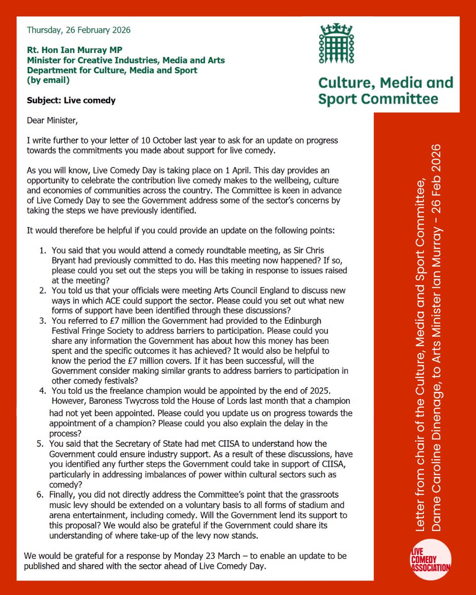 Live Comedy Association (LCA) tweet media