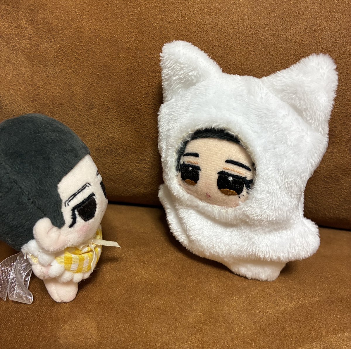 セリアで買ったぬいぐるみの着ぐるみみたいなやつ勇作ベビーが着れた