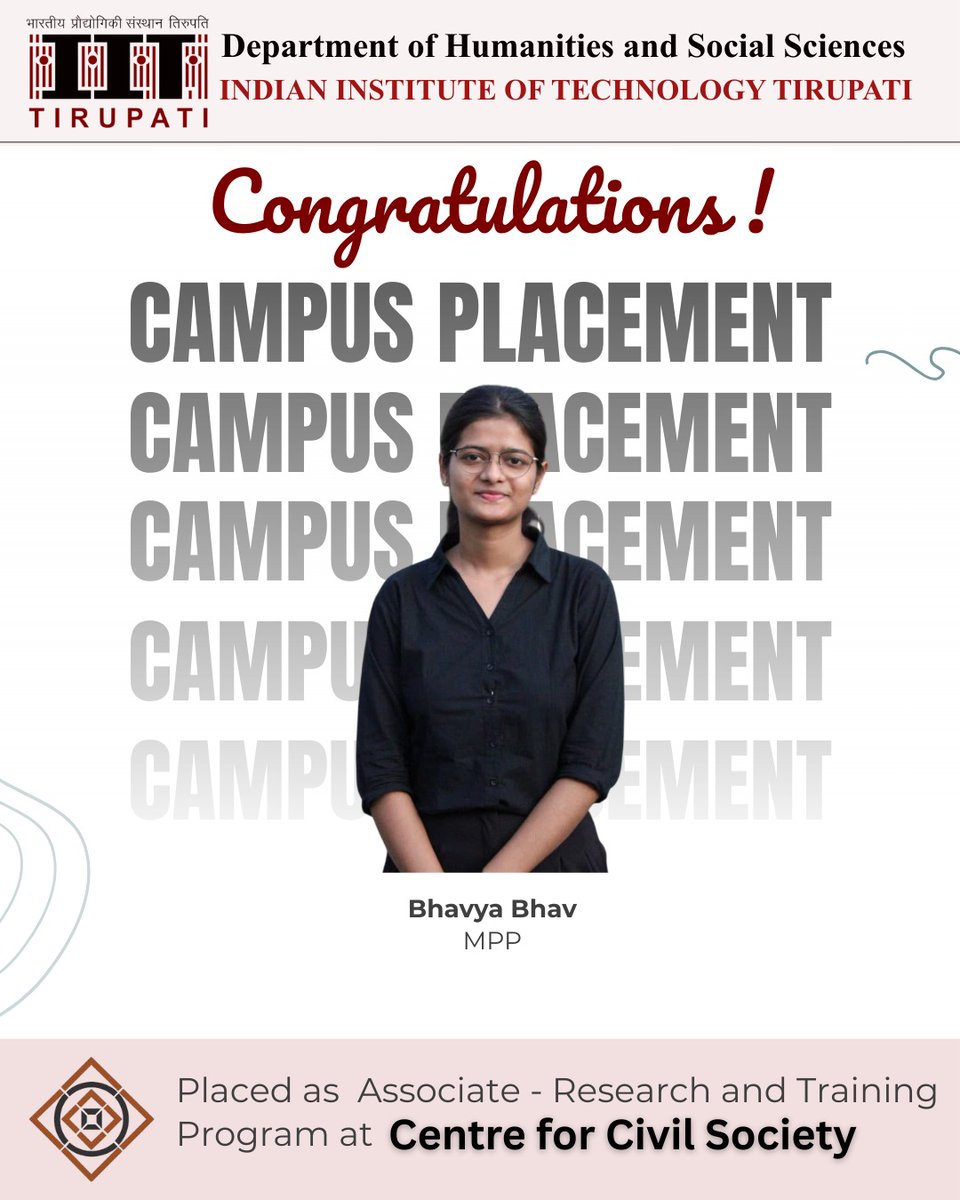 DoHSS IIT Tirupati tweet media