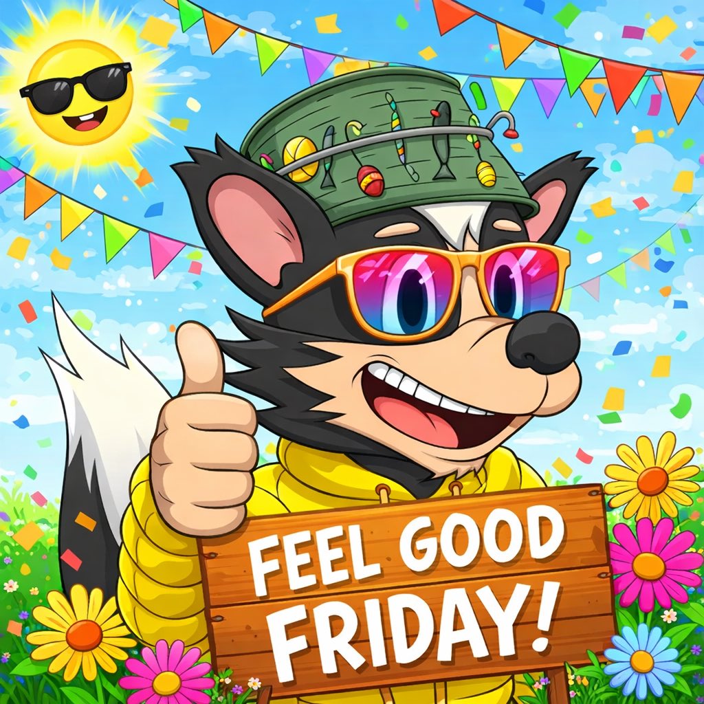 MuskersBB's tweet photo. GM ☀️
And happy Friday everyone 🦨 ❤️ https://t.co/7lg96SwZvz