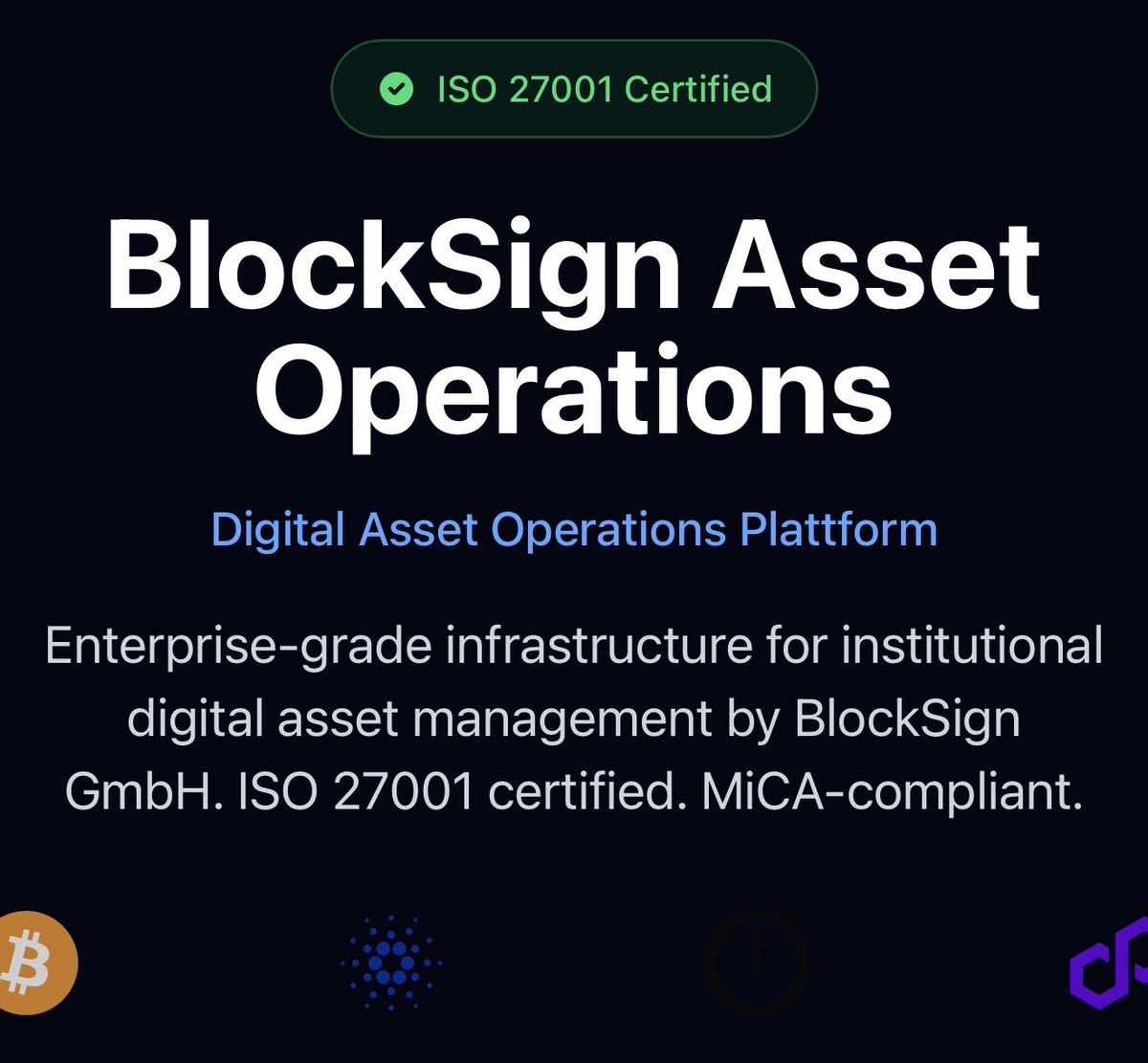 BlockSign - Advanced Trust Solutions tweet media