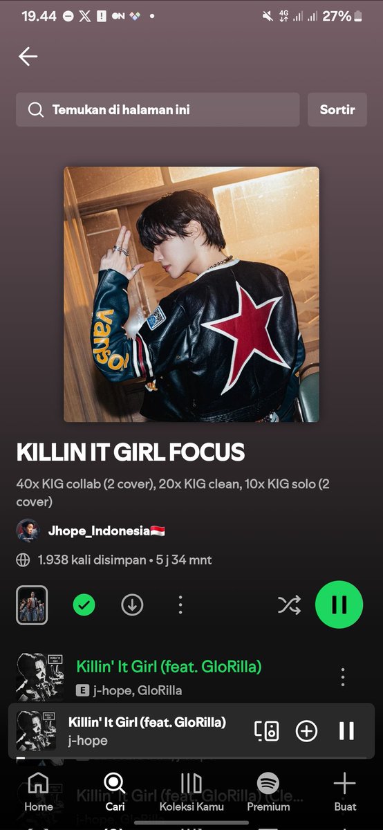 aesxilylyyyy's tweet photo. @Jhope_Indonesia lessgooo @aswame_ @heeznutsle @dystrjkoo_
PANIC STREAM KILLIN' IT GIRL
#jhope #StreamKIG #KIGto300M https://t.co/3hAcJMXUWa