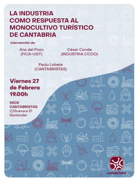 Ni el PP ni el PSOE ni el PRC se han tomado en serio la urgente necesidad de un Plan Estratégico Industrial para Cantabria, ni en el cooperativismo y sus opciones. Una vez más, gracias <a href="/cantabristas_/">Cantabristas</a>