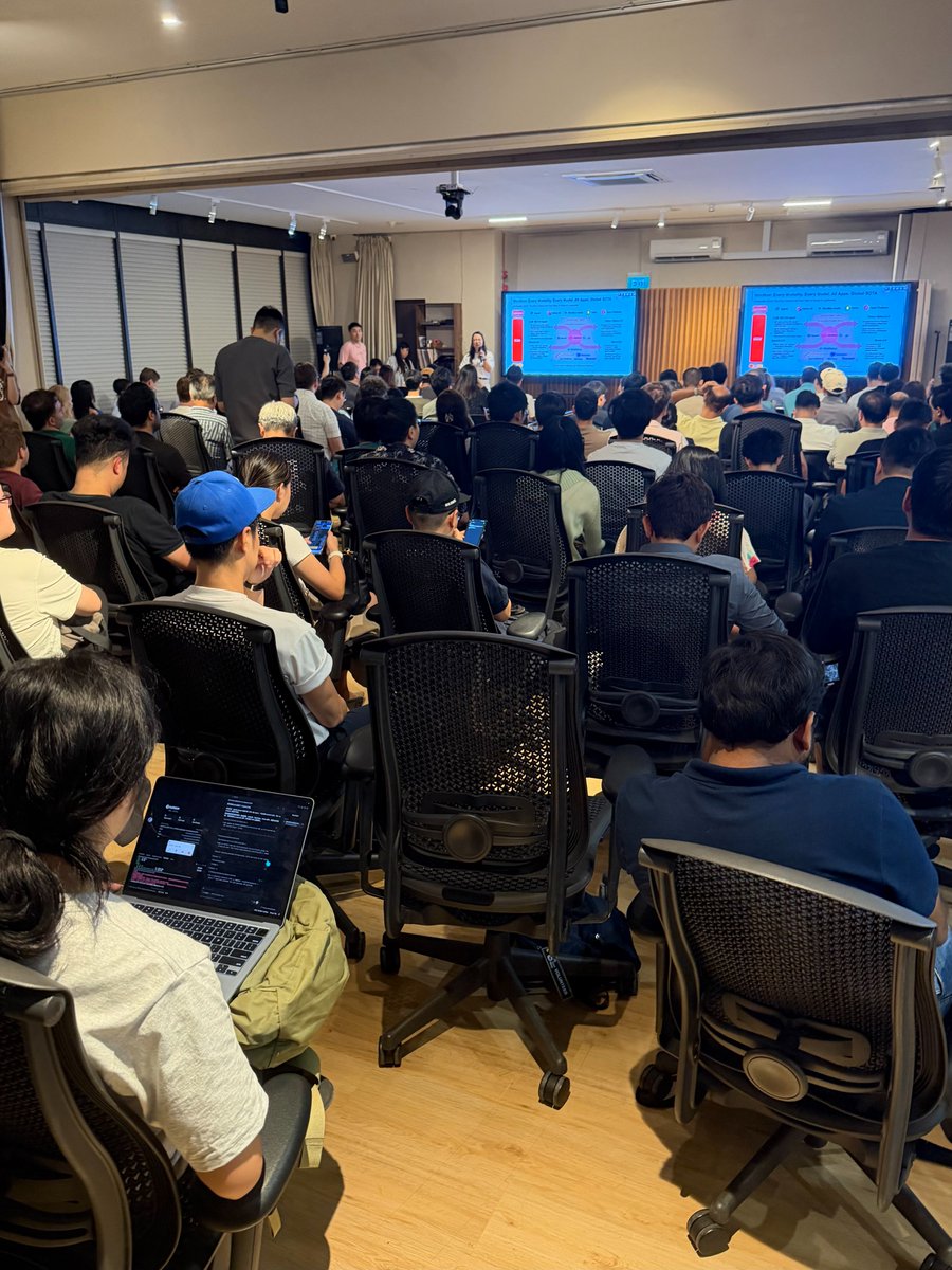 450+ RSVPs for Singapore’s biggest OpenClaw meetup - with <a href="/MiniMax_AI/">MiniMax (official)</a> in the building (arguably the current open-source frontier heavyweight).

The first thing they mentioned is that not everyone knows that they are multimodal (text/audio/images/video/music).

The second thing