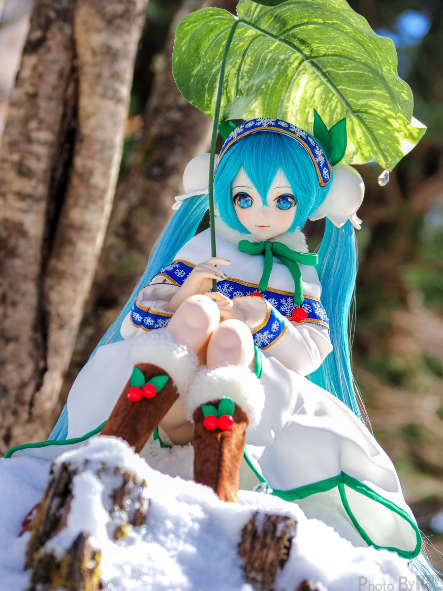 春待ちぽっくるちゃん🌱❄ #雪ミク2015