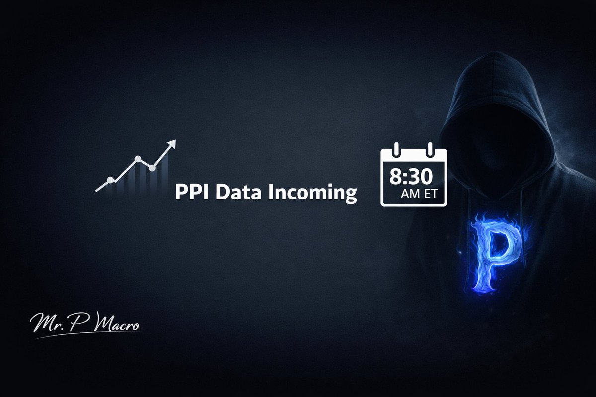 ProfitCircle_'s tweet photo. PPI Release 8:30am ET.

Market expects around 0.3% MoM... nothing dramatic on paper. But don’t get comfortable. It’s not the number alone, it’s how it shifts rate-cut expectations into March. 

However my positioning remains unchanged (explained in quoted post) https://t.co/lNNdYrsslb