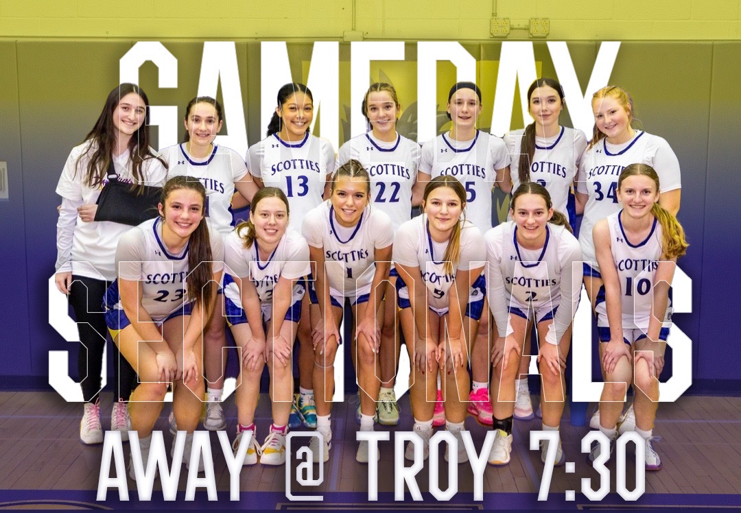 BSPADAWGS's tweet photo. GAME DAY! The Dawgs move on in the Quarter finals to play Troy this evening at Troy at 7:30 pm! Let’s pack their gym and show these girls your support! Don’t forget to get your tickets ahead of time! https://t.co/wYLLRI0wSt https://t.co/eKgJHf8yIg