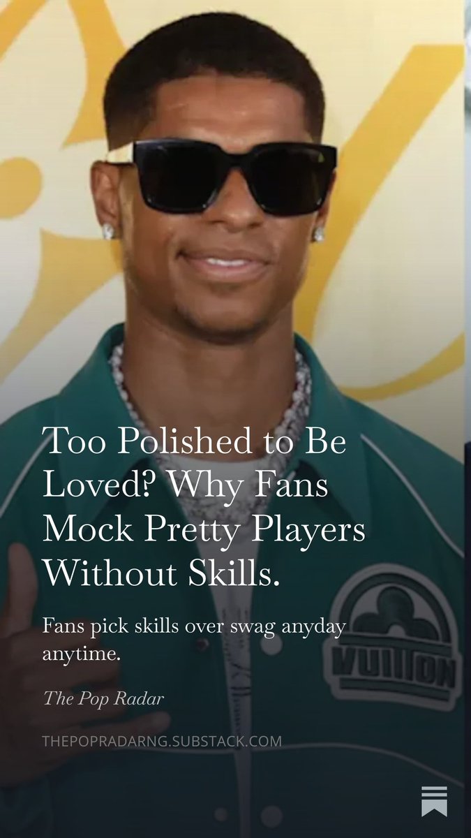 Check out my new article guys. A little rant on fancy players without skills. 

Too Polished to Be Loved? Why Fans Mock Pretty Players Without Skills. open.substack.com/pub/thepoprada…