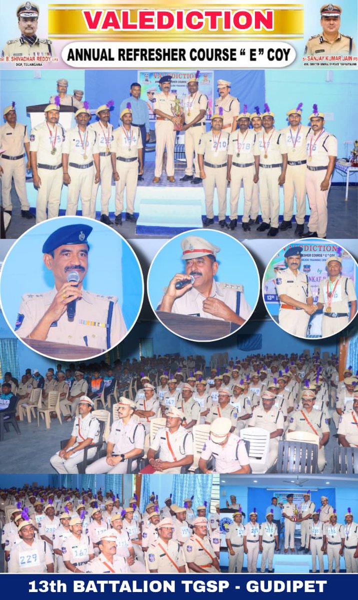 13THBN_TGSP's tweet photo. Commandant Sri P.Venkat Ramulu, Conducted the ARC Valediction Cermony to the "E Coy" of 13th BN TGSP at battalion head quaters. https://t.co/nby4f2hlkN