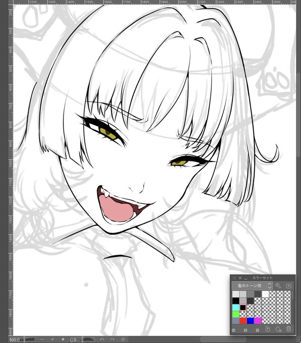 自分、京極サツキってキャラ描くの、上手くなりたいんすよね… 