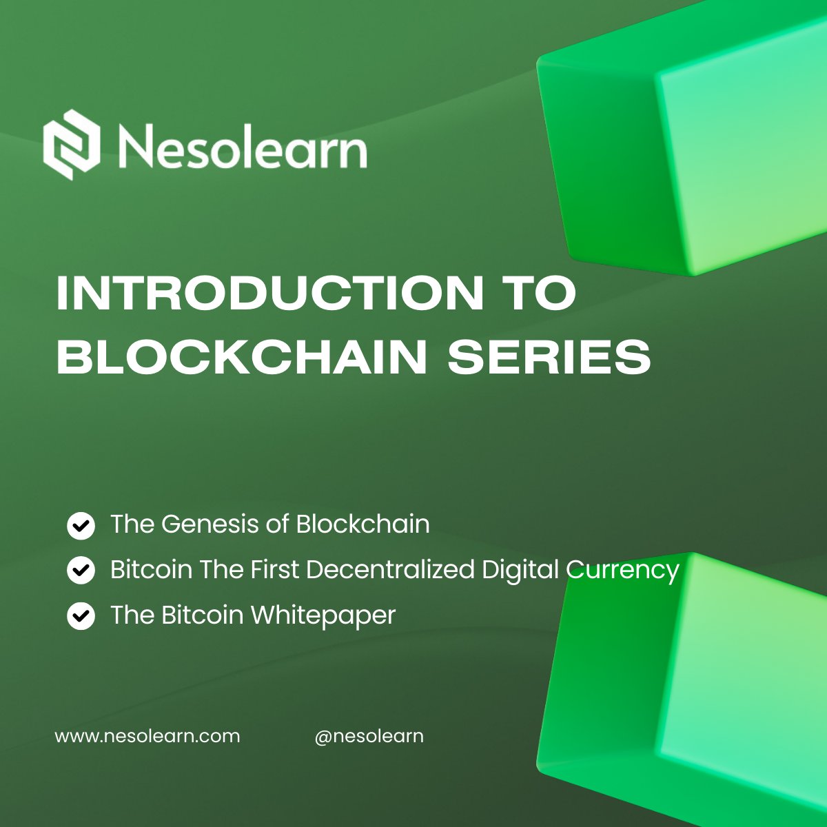 Nesolearn's tweet photo. Blockchain Series #02: The Genesis of Bitcoin &amp; the Rise of Ethereum 🧵 https://t.co/15oKPFqRKy