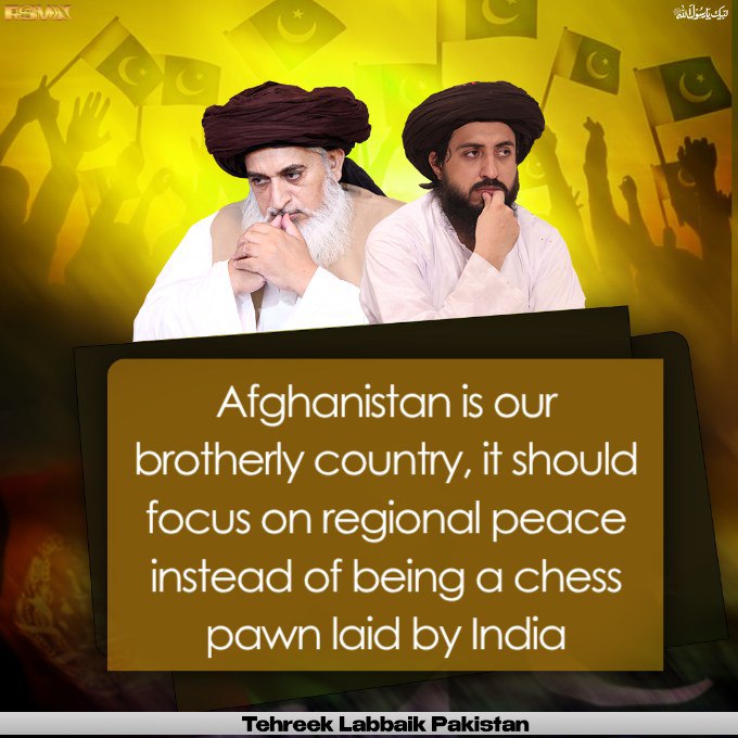 Afghanistan is our brotherly country, it should focus on regional peace instead of being a chess pawn laid by India.

#PakistanZindabad