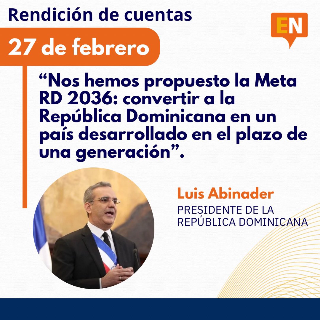 elnovedosord's tweet photo. #RendiciónDeCuentas #luisabinader #elnovedosord https://t.co/oIw7Qk27Ss