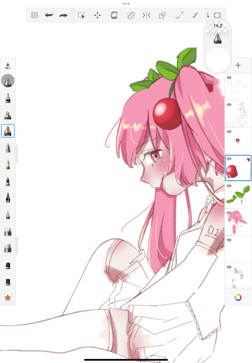 どうですかどうですかどうですか⁉️⁉️⁉️⁉️下書きのつもりだったものが線画になりました🙄🙄