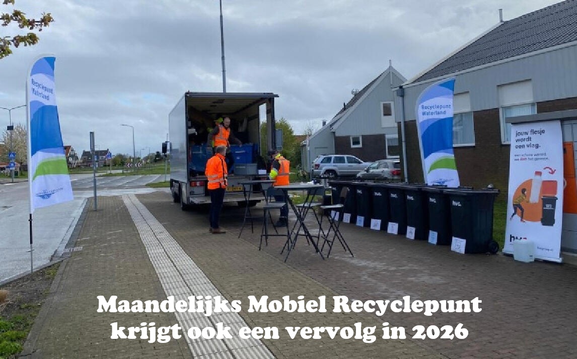 MarkerNews's tweet photo. Maandelijks Mobiel Recyclepunt krijgt ook een vervolg in 2026
ποΈ Op Marken op de vierde woensdag van de maand nabij Albert Heijn vanaf april
https://t.co/k0PlLjHU4u #Marken #Waterland #Boxenring #AlbertHeijnMarken #recylcepunt #KCA #ChemischAfval @PetravanLint #mobielrecyclepunt https://t.co/ArSwYIZtGp