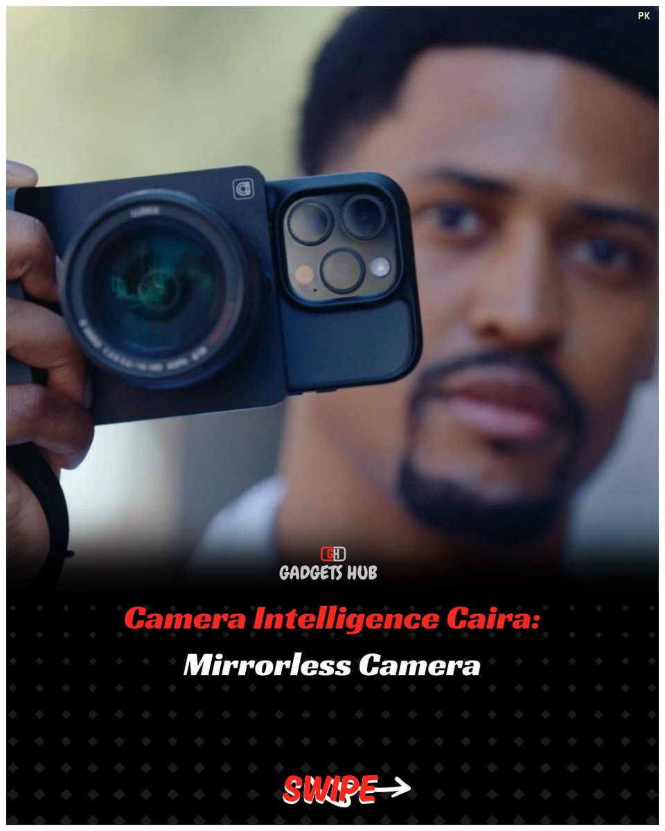 GadgetsHub10's tweet photo. Introducing the Camera Intelligence Caira: a cutting-edge mirrorless camera that redefines photography.   📸✨ #CameraIntelligence #Caira #MirrorlessCamera #PhotographyLovers #CaptureTheMoment https://t.co/RoZjJGi2Ff