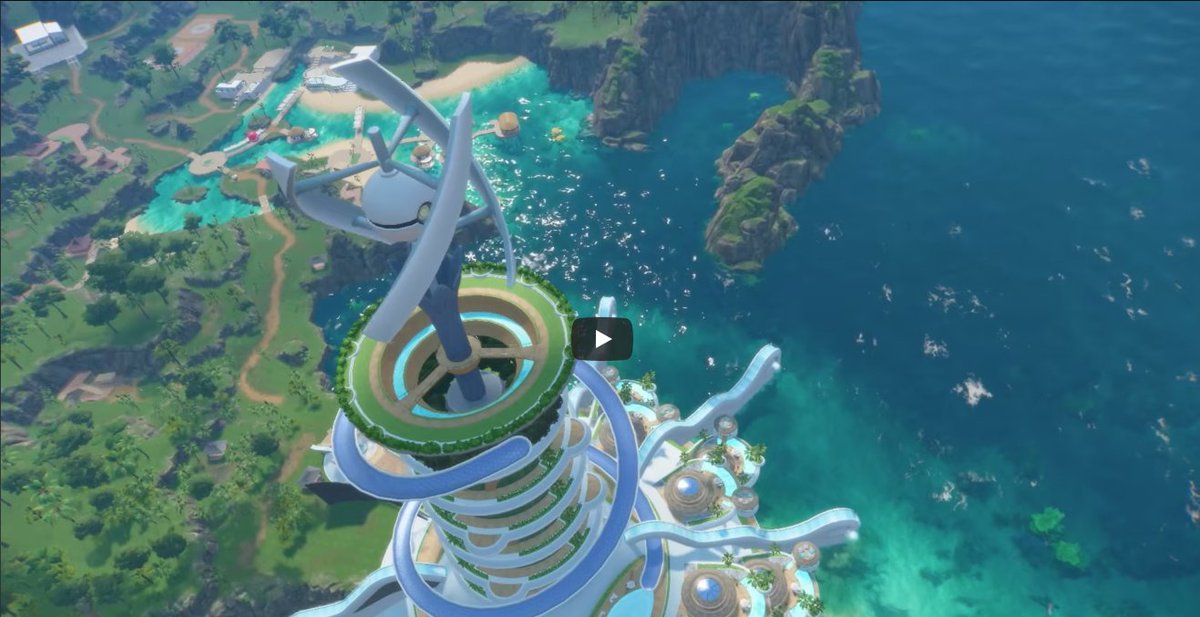 SillyRosemarie's tweet photo. This seems like what will be the starting island/Pokemon "lab" equivalent. https://t.co/qGN2mugigf