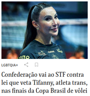 Essa bobagem woke tem que acabar. Imagine que um atleta sem nenhuma deficiência queira competir numa paralimpíada "por se considerar PCD". É exatamente a mesma coisa.