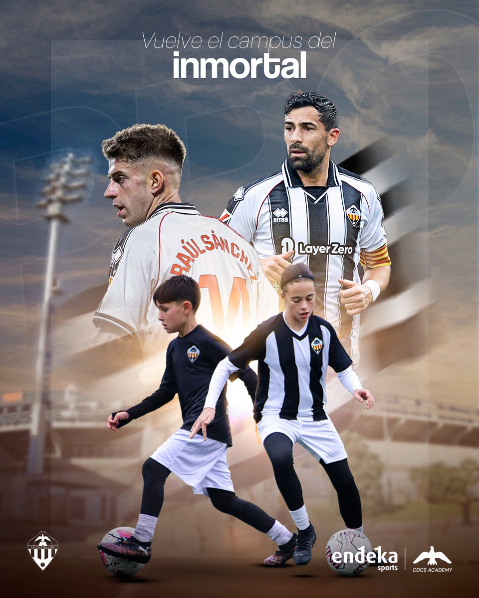 𝐋𝐀𝐒 𝐏𝐋𝐀𝐙𝐀𝐒 𝐄𝐒𝐓Á𝐍 𝐕𝐎𝐋𝐀𝐍𝐃𝐎

⚽️ ¡Date prisa! Las inscripciones al Campus de Pascua <a href="/CDCS_Academy/">CD Castellón Academy</a> siguen abiertas.

😎 No te quedes sin entrenar con el equipo de moda en España. No digas que no te hemos avisado...

Inscripciones 👉 l1nq.com/campus-pascua-…

#PPO👂