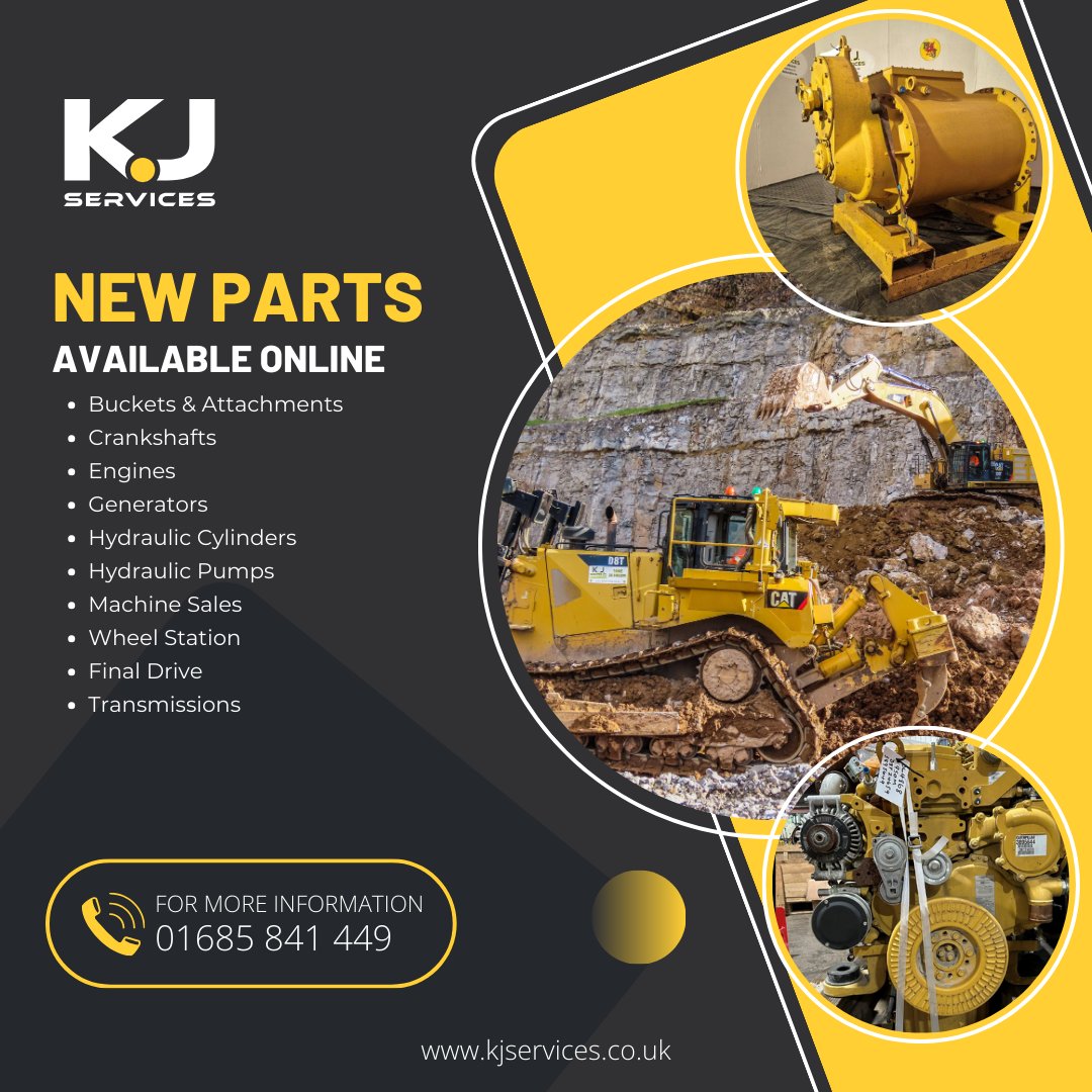 KJ_Services's tweet image. 🛠️ New parts now available at KJ Services! Keep your equipment running smoothly with our reliable, durable replacements.

🌐 bit.ly/3I89N64 
 📞 01685 841449

#KJServices #NewParts #EquipmentMaintenance #ReliableSolutions #DurableParts