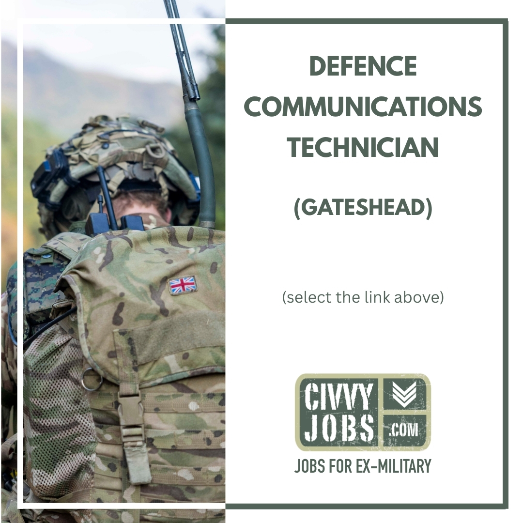 Fault finding, testing, installation and ongoing maintenance of complex communications systems.  For all the details and to apply, visit this link:
👉 civvyjobs.com/jobs/defence-c…
#exmilitary #jobs #civvyjobs