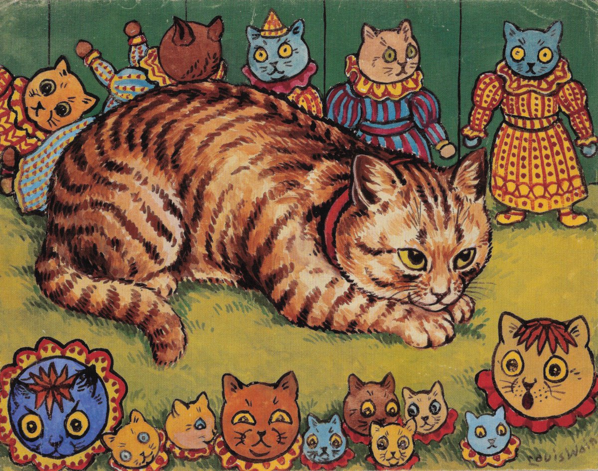 Louis Wain Bot (@louiswainbot) on Twitter photo 