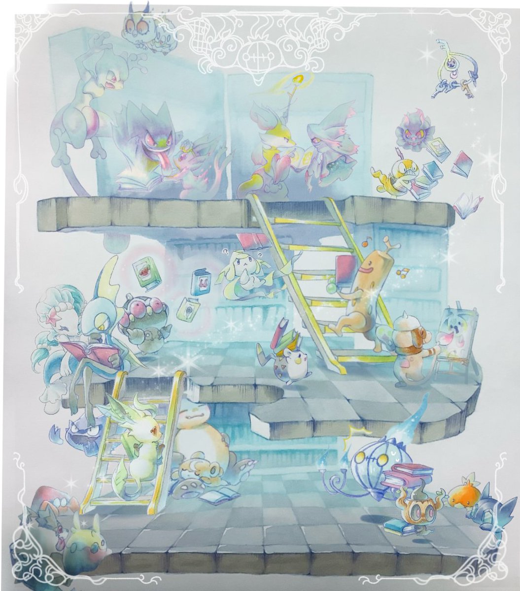 ポケモン30周年！！！
過去絵でお祝いーーーっ！！

もう、30年も一緒にいるのか
そんなにずっと好きな物に出会えて、すごくすごくしあわせっ！！！

これからもーーー！よろしくーーーっ🥳

#ポケモン30周年