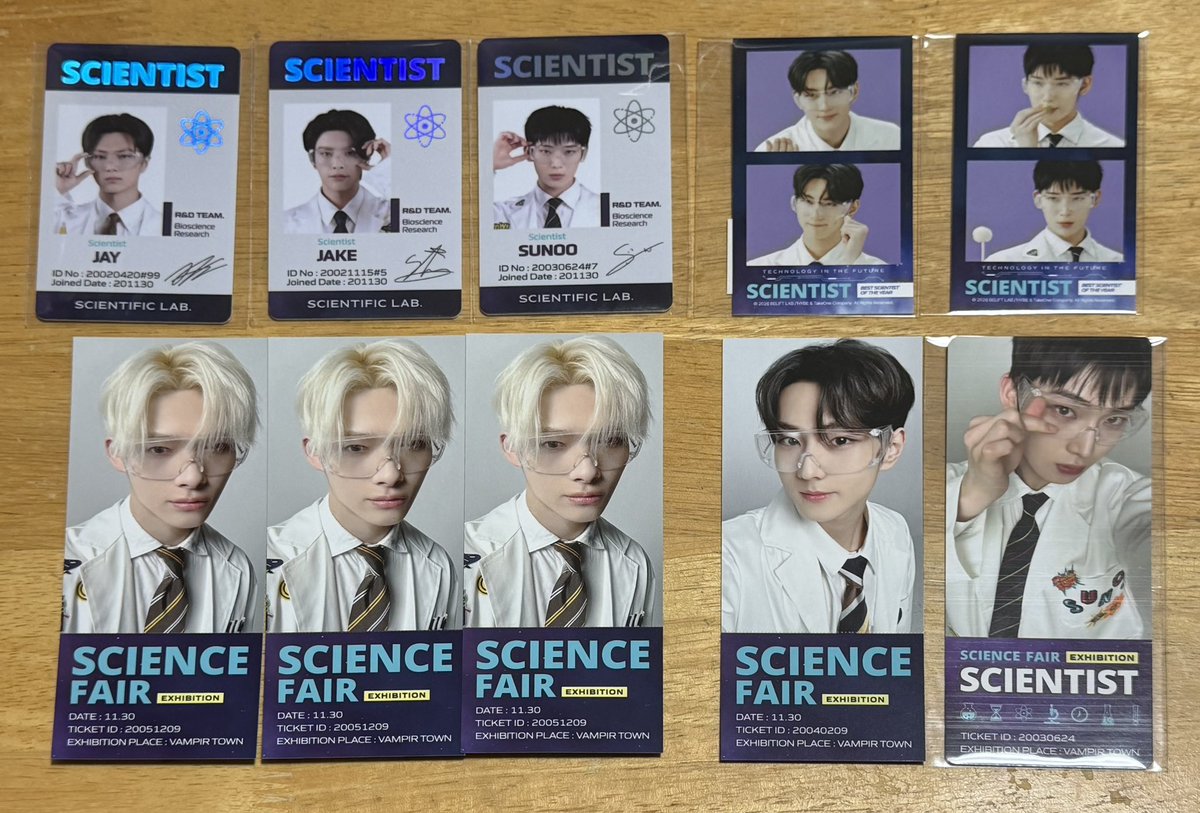 ENHYPEN WORLD 科学者 scientist 交換 【譲】 購入特典 ジョンウォン
