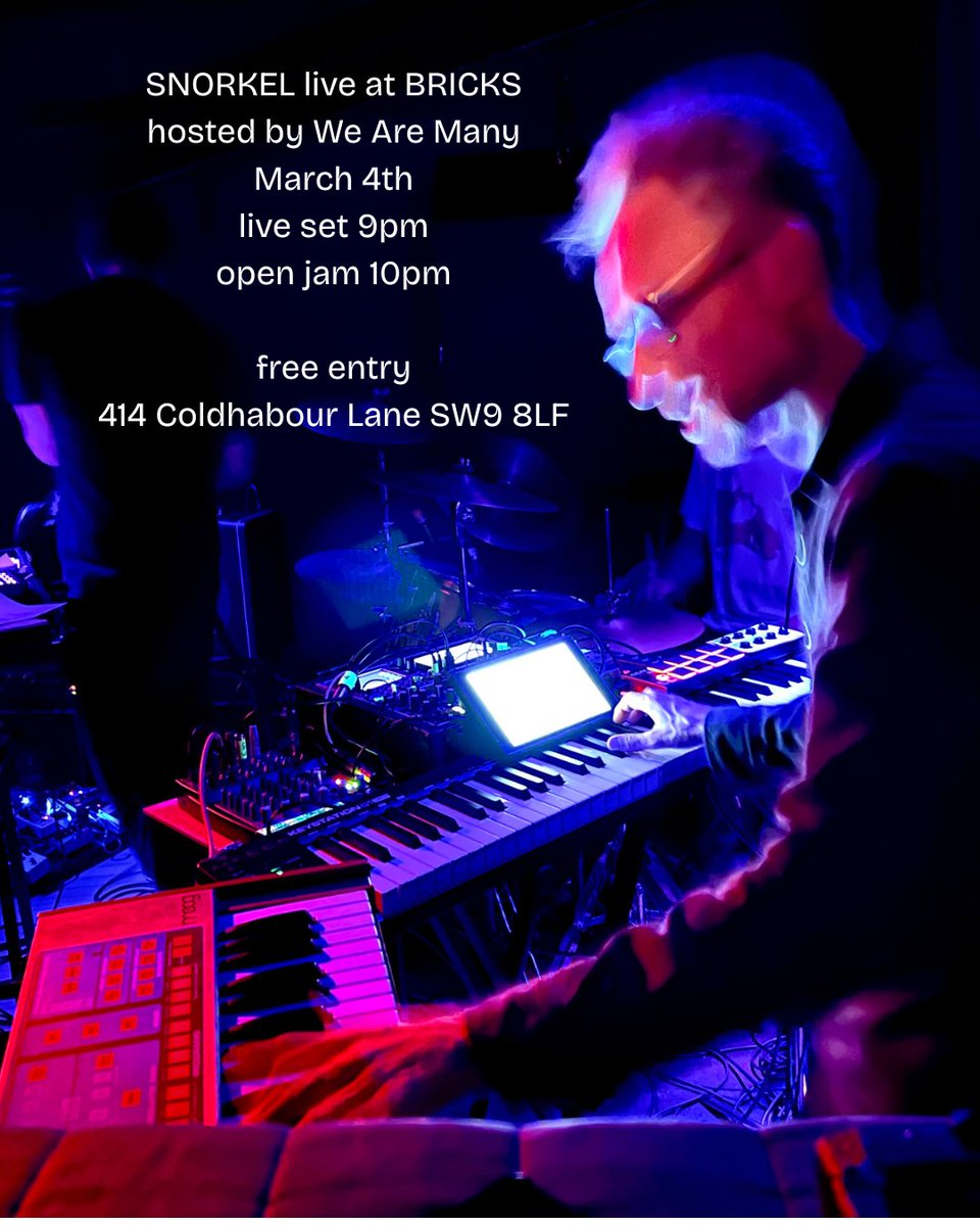 SlowfootRecords's tweet photo. Snorkel have a show next week in Brixton at a night hosted by friends We Are Many. Free to get in! https://t.co/RFaJF3cnIG