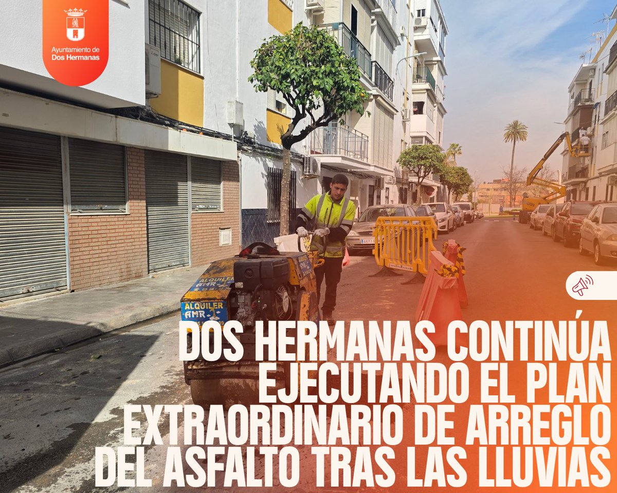 🔴#Servicios | 𝐂𝐨𝐧𝐭𝐢𝐧𝐮́𝐚𝐧 𝐥𝐨𝐬 𝐭𝐫𝐚𝐛𝐚𝐣𝐨𝐬 𝐦𝐮𝐧𝐢𝐜𝐢𝐩𝐚𝐥𝐞𝐬 𝐝𝐞𝐥 𝐩𝐥𝐚𝐧 𝐞𝐱𝐭𝐫𝐚𝐨𝐫𝐝𝐢𝐧𝐚𝐫𝐢𝐨 𝐝𝐞 𝐚𝐫𝐫𝐞𝐠𝐥𝐨 𝐝𝐞𝐥 𝐚𝐬𝐟𝐚𝐥𝐭𝐨

ℹ️ Más información en la página web del Ayuntamiento de Dos Hermanas 

doshermanas.es