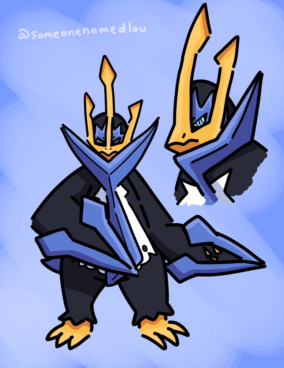 I dont really draw pokemon that much, but since its the series' 30th anniversary today I wanted to draw my first starter Empoleon. :3
#Pokemon30