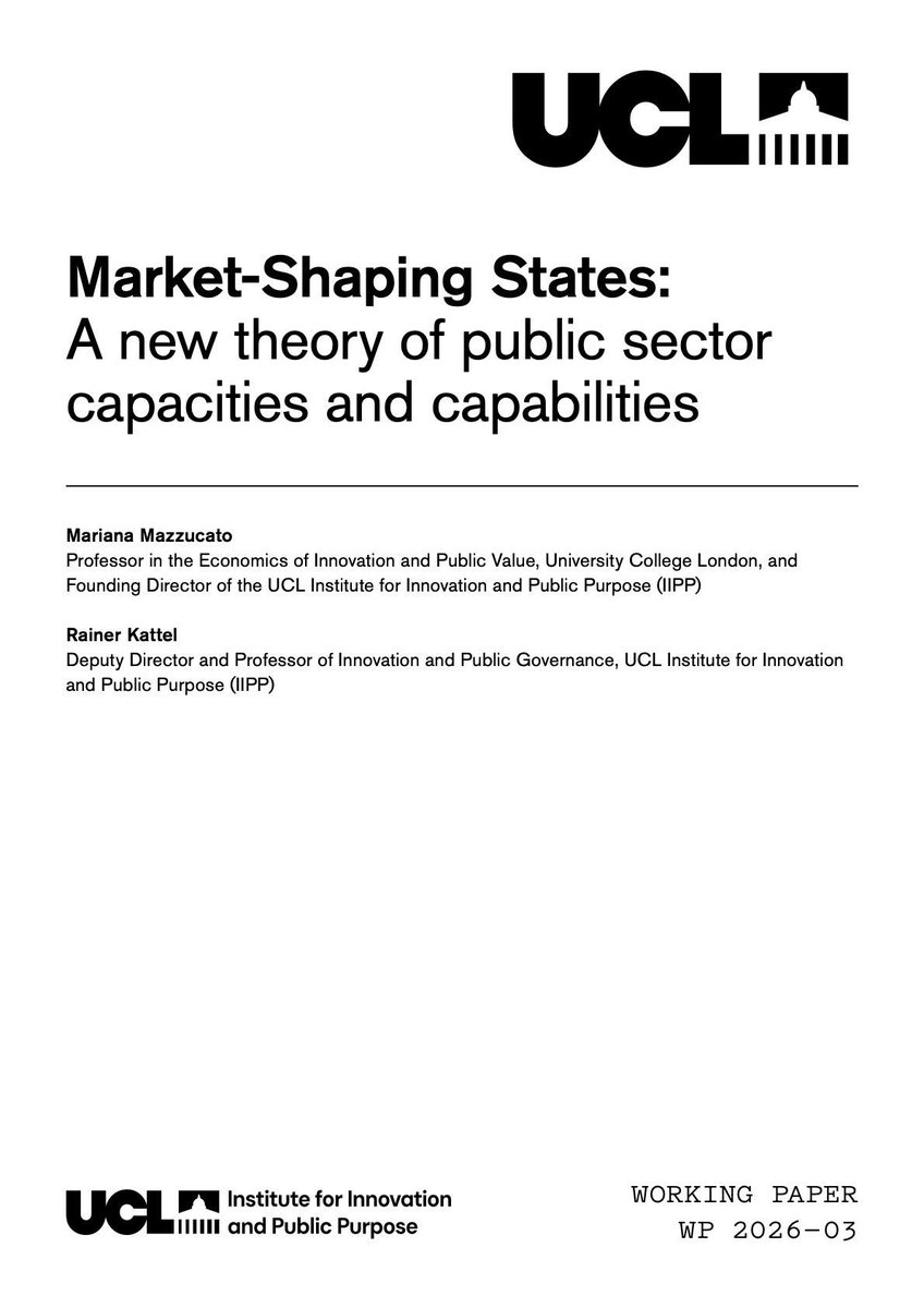 Mariana Mazzucato tweet media