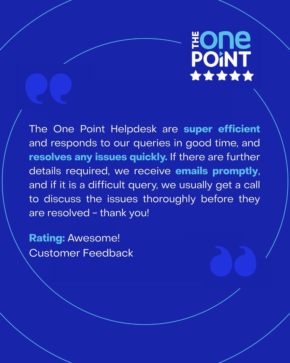 The One Point tweet media