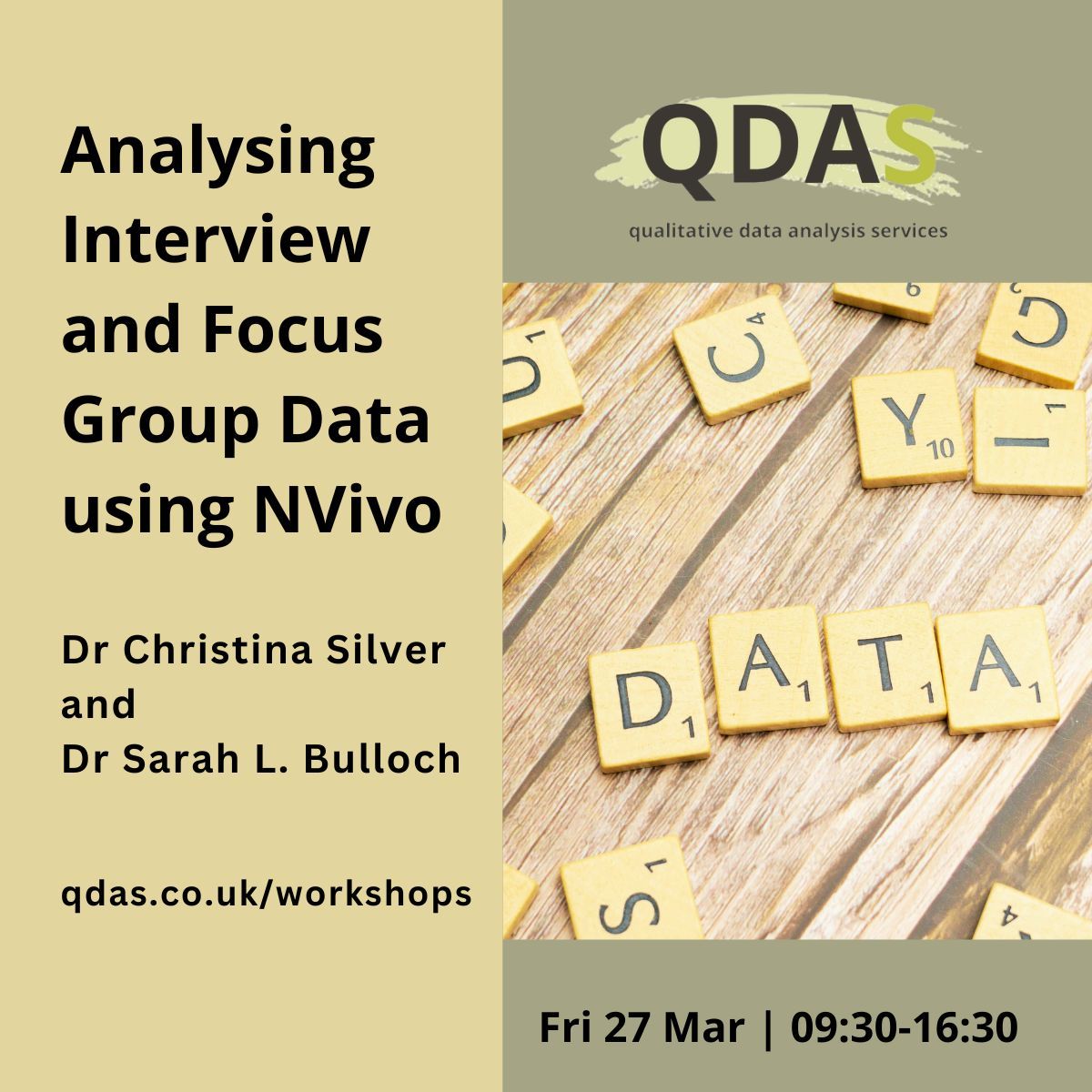 Christina_QDAS's tweet photo. Fri 27th Mar online course #NVivo for analysing interviews and focus-groups. https://t.co/0arrLl6SqN #NVivo #QualitativeAnalysis #QDA #QualitativeDataAnalysis #InterviewAnalysis #QualitativeInterviews #FocusGroups https://t.co/wli5hW0tVa