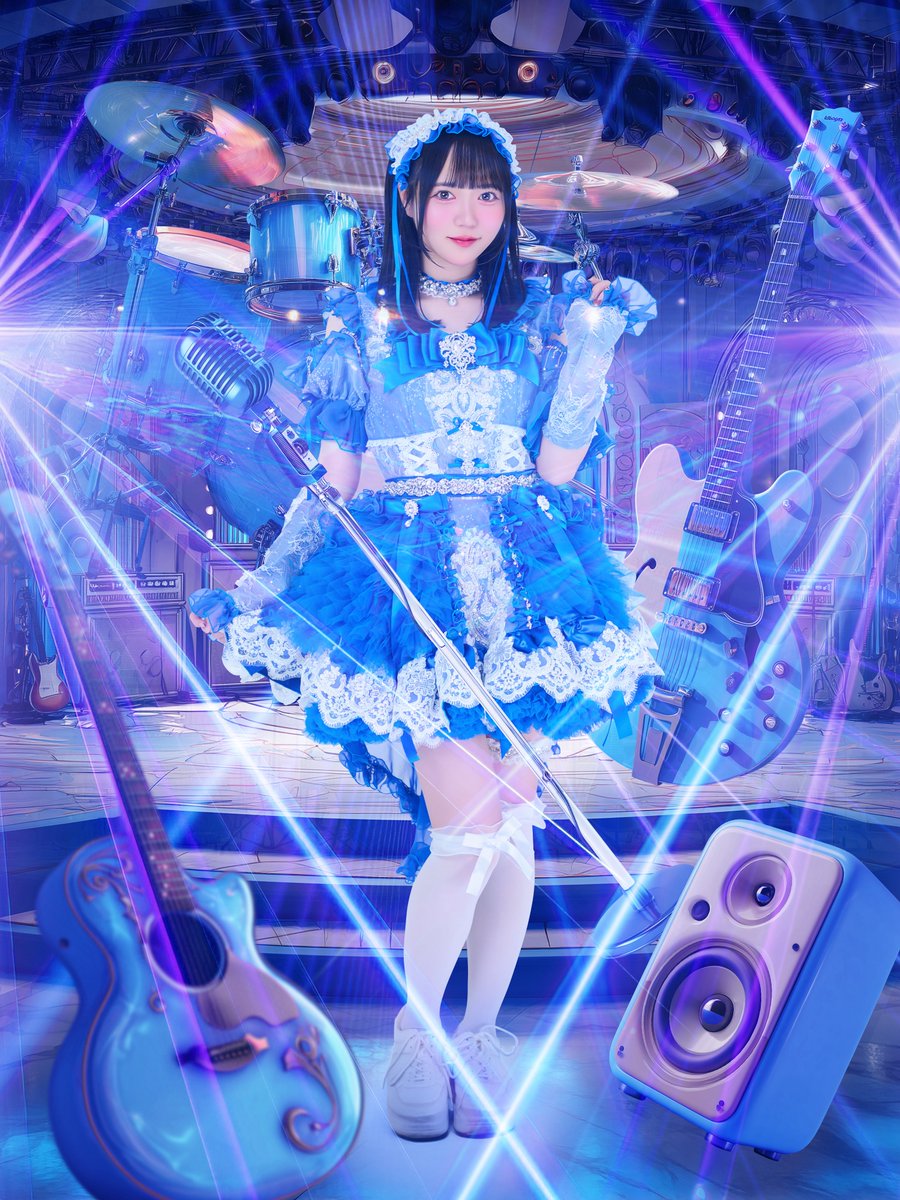 LIVEをコンセプトにリアルで迫力のあるアー写を作りました！