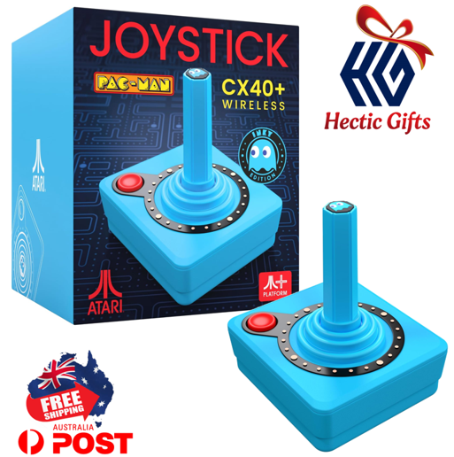 HecticGifts's tweet photo. NEW - Atari Inky Blue Limited Edition CX40+ Wireless Joystick
https://t.co/23CVzwDwSZ
#New #HecticGifts #Atari #LimitedEdition #Inky #Ghost #Blue #Pacman #CX40Plus #Wireless #Joystick #Nostalgic #Nostalgia #Retro #Gaming #Collectible #FreeShipping #AustraliaWide #Fast... https://t.co/DJ3lr62cvu