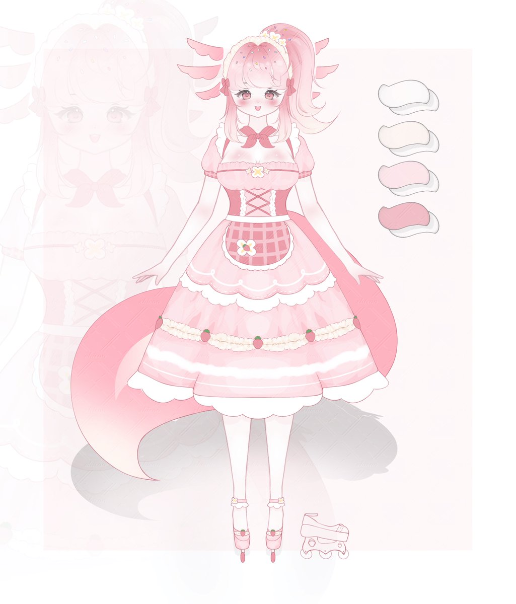 _shisoo's tweet photo. My outfit contest submission for Maifumi! 🧵I really enjoyed designing this, and joining an outfit contest was such a fun experience. ￼💞
#MaifumiBaker https://t.co/2MtjQVeQUP