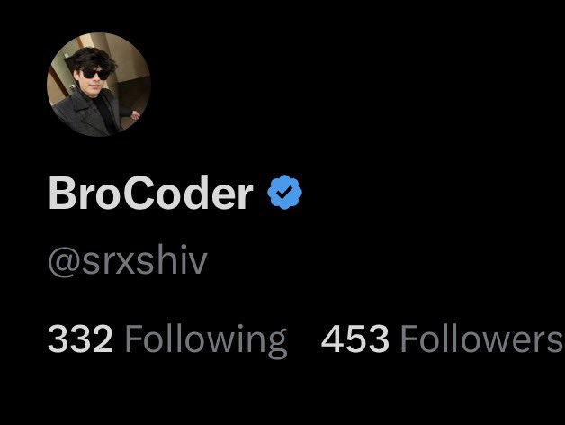 Brocoder BroCoder (@srxshiv) / Posts / X