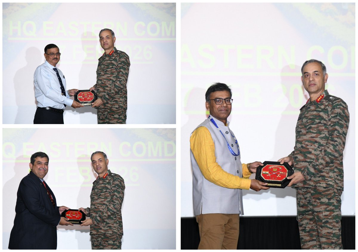 easterncomd's tweet photo. Under the aegis of #EasternCommand, Headquarters #BengalSubArea successfully conducted a Tri-Services Veterans Seminar at #SuryodayaAuditorium, #VijayDurg, #Kolkata today, reaffirming its steadfast commitment to the welfare of the veteran fraternity.
Over 500 #Veterans and #VeerNaris were provided on-the-spot pension resolution by #PCDAPrayagraj, along with dedicated documentation support from Records Offices. Integrated help desks facilitated guidance on #ECHS services, welfare schemes, grievance redressal, re-employment opportunities, skill development initiatives and medical support — all under one roof.
30 out stations, #VeeranganaSewaKendra and #NamanCentres joined online to ensure maximum outreach across #EasternCommand
The initiative reflects the #IndianArmy’s enduring commitment to those who have served the nation with honour, strengthening its continued contribution to #NationBuilding.
#पूर्वी_कमान के तत्वावधान में आज मुख्यालय #BengalSubArea द्वारा #सूर्योदय_ऑडिटोरियम, #विजय_दुर्ग, #कोलकाता में Tri-Services Veterans Seminar सफलतापूर्वक आयोजित किया गया, जो पूर्व सैनिक समुदाय के कल्याण के प्रति प्रतिबद्धता को दर्शाता है।
500 से अधिक #पूर्व_सैनिकों एवं #वीर_नारियों को #PCDAPrayagraj द्वारा पेंशन संबंधी समस्याओं का मौके पर समाधान प्रदान किया गया तथा रिकॉर्ड कार्यालयों द्वारा दस्तावेज़ी सहायता दी गई। विशेष सहायता काउंटरों के माध्यम से #ECHS सेवाओं, कल्याणकारी योजनाओं, शिकायत निवारण, पुनः रोजगार, कौशल विकास तथा चिकित्सा सुविधाओं की जानकारी प्रदान की गई।
30 अलग-अलग स्थानों से, #वीरांगना सेवा केंद्र और #नमन केंद्र ऑनलाइन जुड़े, जिससे #ईस्टर्न कमांड में व्यापक स्तर पर संपर्क सुनिश्चित हुआ।
यह पहल #भारतीय_सेना की पूर्व सैनिकों के प्रति अटूट प्रतिबद्धता और #राष्ट्रनिर्माण में उसके निरंतर योगदान को सुदृढ़ करती है।
#भारतीय_सेना
#पूर्वी_कमान
#IndianArmy
#EasternCommand
#VeteranSeminar
#WeCare
#ESM
@adgpi
@SpokespersonMoD
@HQ_IDS_India
@indiannavy
@IAF_MCC
@official_dgar
@ProDefKolkata
@IndiaCoastGuard
@HQ_DG_NCC
@DIAV20
Facebook - https://t.co/LpUzzdVnUi
Instagram - https://t.co/fW78mgLnoA