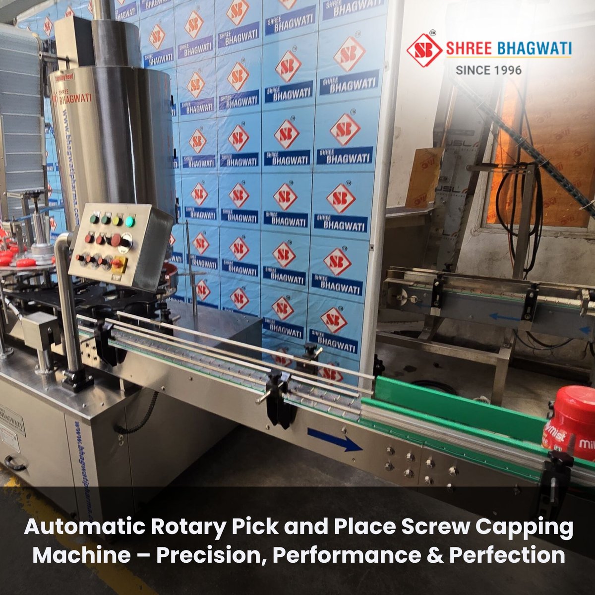 bhagwatipharma1's tweet image. Shree Bhagwati Pharma’s Automatic Rotary Pick &amp;amp; Place Screw Capping Machine ensures fast, precise bottle sealing with dual-cam accuracy and torque control.

Read the full blog - bhagwatipharma.com/automatic-rota…

#ShreeBhagwatiPharma #AutomaticCappingMachine #ScrewCappingMachine