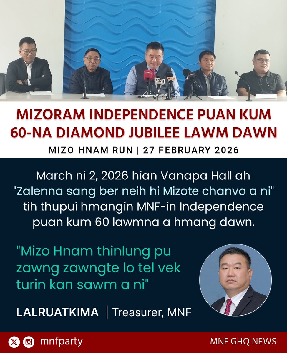 Mizo National Front tweet media