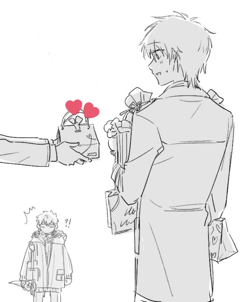 발렌타인데이 때 재업하려고 했던 건데… 까먹었음
오늘 미나모토 형제 붐인 것 같아서🥹🥹
코우 : 저희 형아가 인기가 너무 많아요