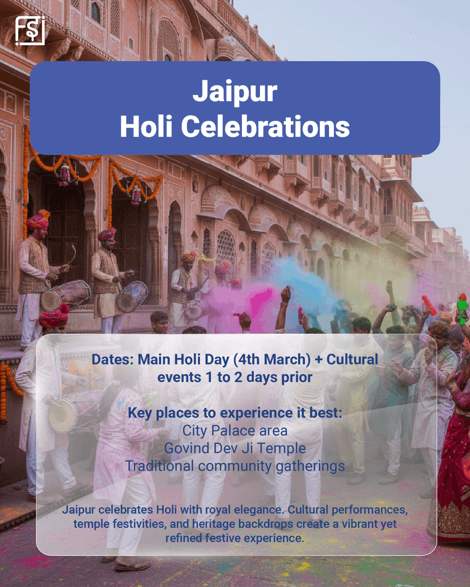 FusionCab's tweet photo. Holi moves cities.
Colour everywhere. Celebration everywhere.
But your journey should stay certain.

Chauffeur driven cab rental built for calm, planned festival travel across India.

The Bharat Original feeling. @FusionCab 

#FusionCab #TheBharatOriginal #HoliTravel https://t.co/jaV6GJtuKD