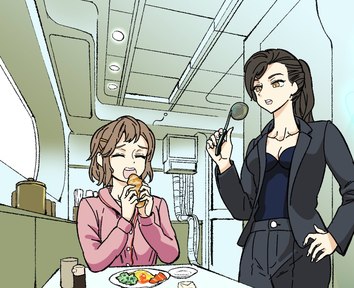 radidari14's tweet photo. 2188年の奈津乃と由貴
#十三機兵防衛圏 https://t.co/SD95pZUCod