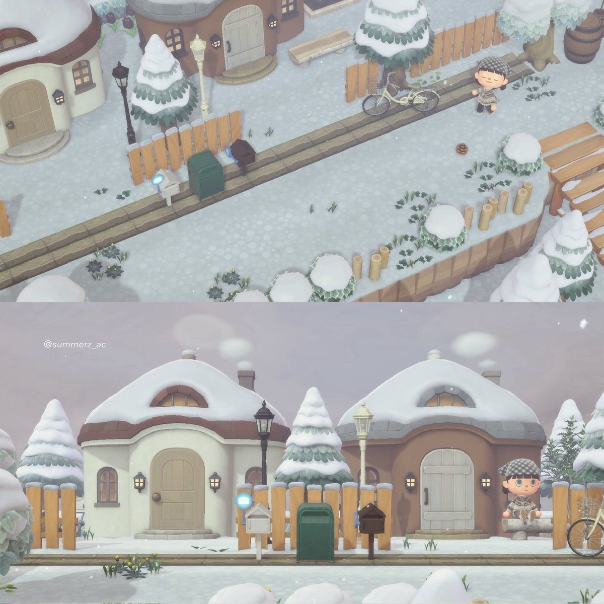 summerz_ac's tweet photo. Snowing day 🌨️

#AnimalCrossing #ACNH https://t.co/A9zzQdlT2z